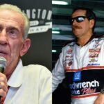 Ned Jarrett (L) and Dale Earnhardt (R)