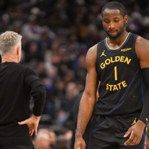 Steve Kerr and Jonathan Kuminga