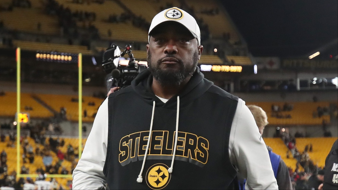 Pittsburgh Steelers head coach Mike Tomlin walks off the field after his team fell 30-6 to the Houston Texans during the NFL Wild Card game at Acrisure Stadium in Pittsburgh, PA on January 12, 2026.