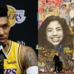 Danny Green (L), Gigi Kobe Bryant (R)