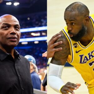 Charles Barkley(L) and Lebron James(R)