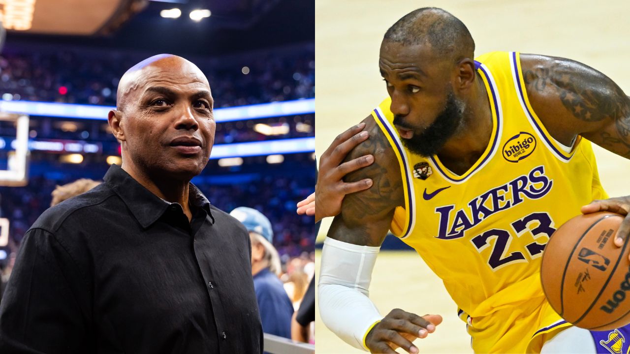 Charles Barkley(L) and Lebron James(R)