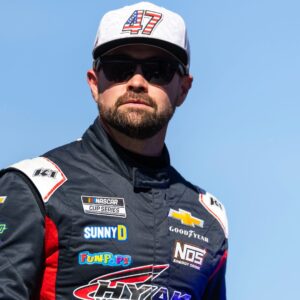 Nov 2, 2025; Avondale, Arizona, USA; NASCAR Cup Series driver Ricky Stenhouse Jr (47) during the NASCAR Championship race at Phoenix Raceway