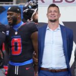 DeMeco Ryans, Patriots TE Rob Gronkowski & WR Julian Edelman