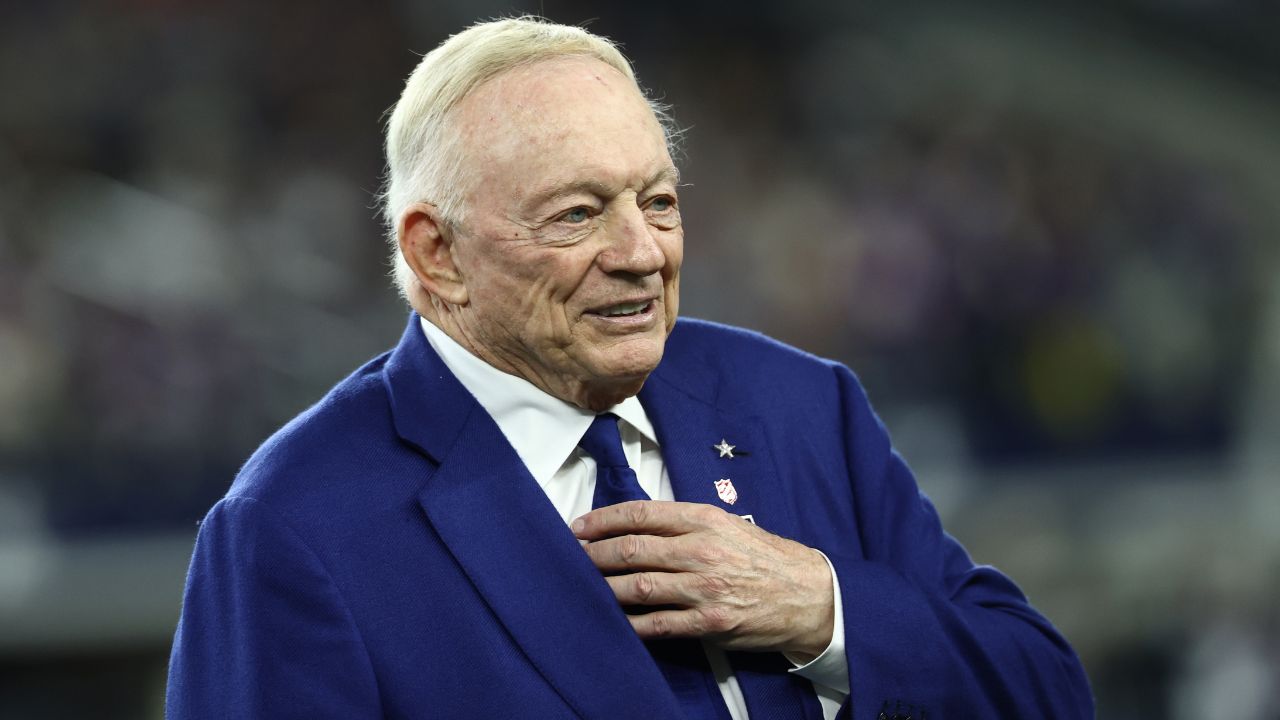 Dallas Cowboys owner Jerry Jones before a game against the Minnesota Vikings at AT&T Stadium.