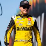 Nov 2, 2025; Avondale, Arizona, USA; NASCAR Cup Series driver Christopher Bell (20) during the NASCAR Championship race at Phoenix Raceway.