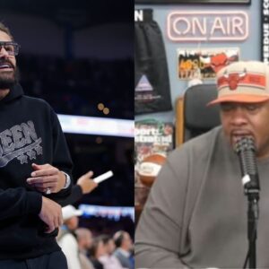 Trae Young(L) and Stacey King(R)