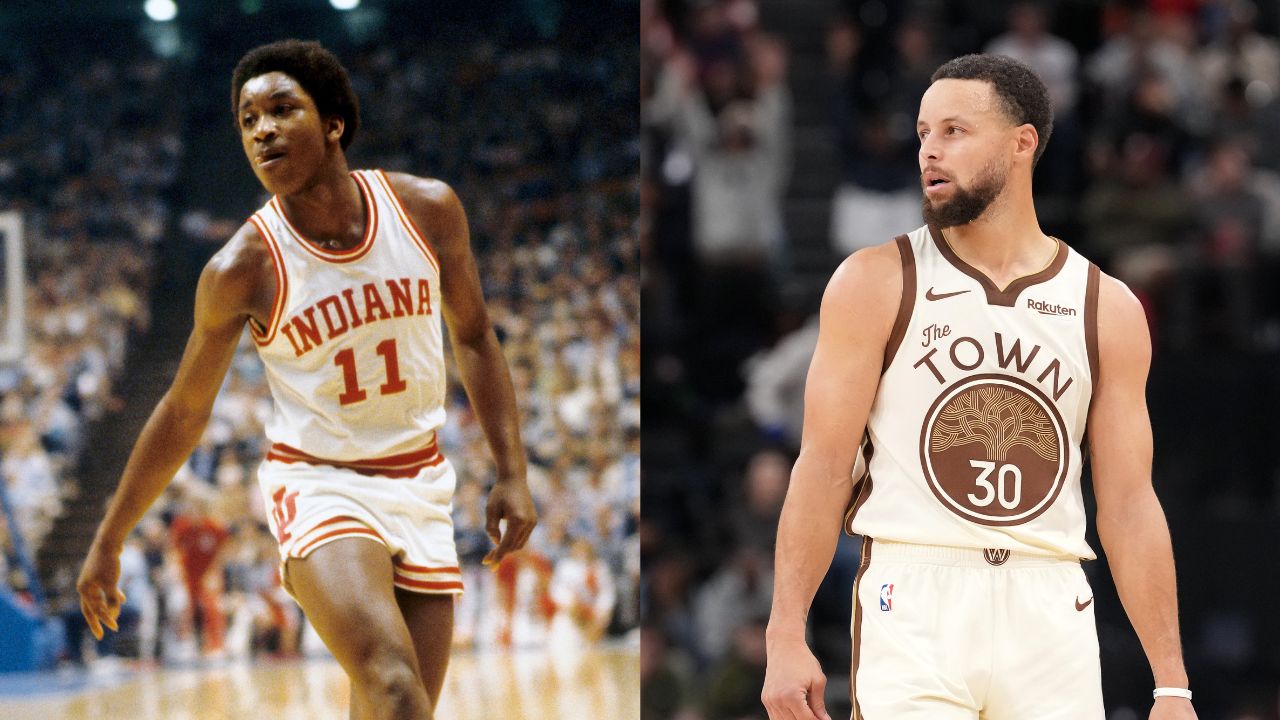 Isaiah Thomas (L), Stephen Curry (R)