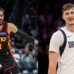 Trae Young (L), Cooper Flagg (R)