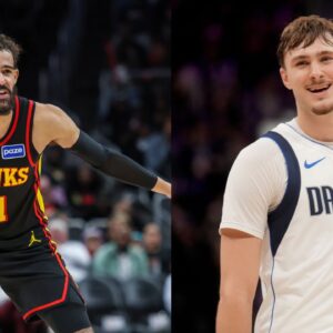 Trae Young (L), Cooper Flagg (R)