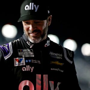 Feb 13, 2020; Daytona Beach, Florida, USA; NASCAR Cup Series driver Jimmie Johnson (48) during the Bluegreen Vacations Duels At DAYTONA at Daytona International Speedway