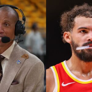 Reggie Miller (L), Trae Young (R)