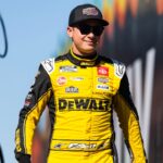 Nov 2, 2025; Avondale, Arizona, USA; NASCAR Cup Series driver Christopher Bell (20) during the NASCAR Championship race at Phoenix Raceway.