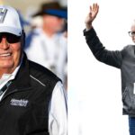 Rick Hendrick (L) and Mark Martin (R)