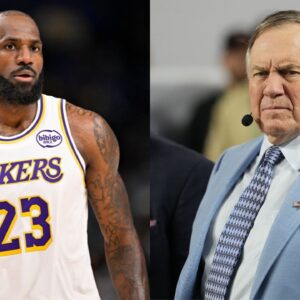 LeBron James(L) and Bill Belichick(R)