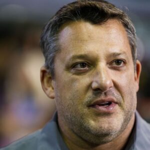 Nov 17, 2017; Homestead, FL, USA; NASCAR Cup Series team owner Tony Stewart during qualifying for the Ford EcoBoost 400 at Homestead-Miami Speedway