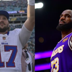 Josh Allen, LeBron James