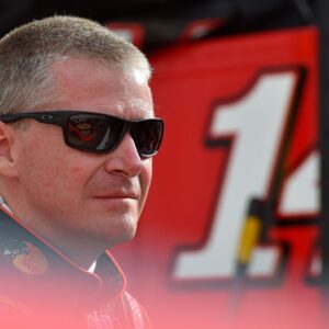 Aug 22, 2014; Bristol, TN, USA; NASCAR Sprint Cup Series driver Jeff Burton during qualifying for the Irwin Tools Night Race at Bristol Motor Speedway.