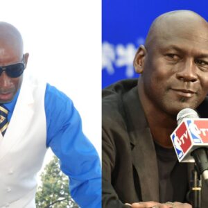 Deon Sanders (L), Michael Jordan (R)