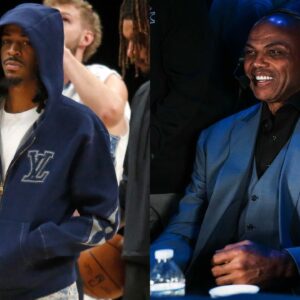 Ja Morant(L) and Charles Barkley(R)