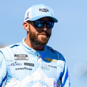 Nov 2, 2025; Avondale, Arizona, USA; NASCAR Cup Series driver Ross Chastain (1) during the NASCAR Championship race at Phoenix Raceway.