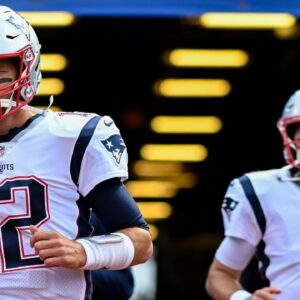 Tom Brady and Jarrett Stidham