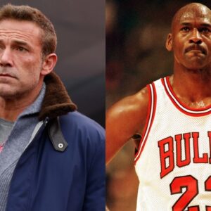 Ben Affleck (L), Michael Jordan (R)