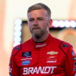 Nov 1, 2025; Avondale, Arizona, USA; NASCAR Xfinity Series driver Justin Allgaier (7) during the Xfinity Series Championship race at Phoenix Raceway