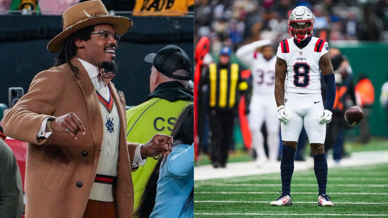 Cam Newton and Stefon Diggs