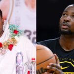 Paul Pierce (L), Jonathan Kuminga (R)