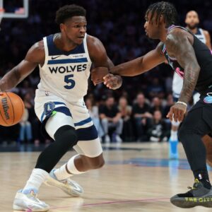 Anthony Edwards and Davion Mitchell