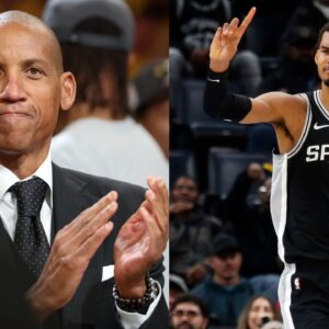 Reggie Miller (L), Victor Wembanyama (R)