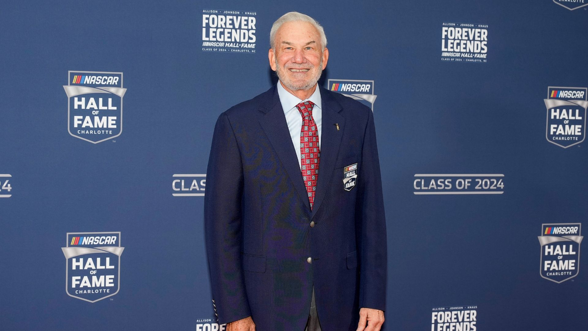 Jan 19, 2024; Charlotte, NC, USA; Dale Jarrett during the red carpet at Charlotte Convention Center Crown Ballroom.