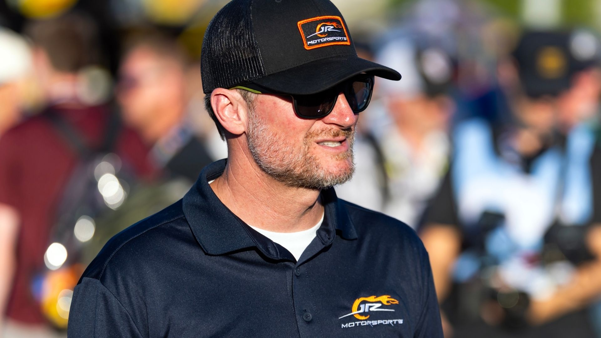 Nov 1, 2025; Avondale, Arizona, USA; NASCAR Xfinity Series team owner Dale Earnhardt Jr during the Xfinity Series Championship race at Phoenix Raceway