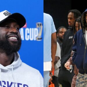 Dwyane Wade(L) and Ja Morant(R)