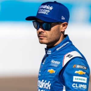 Nov 1, 2025; Avondale, Arizona, USA; NASCAR Cup Series driver Kyle Larson (5) during qualifying for the NASCAR Championship race at Phoenix Raceway