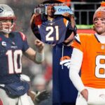 Drake Maye, Aqib Talib, Jarrett Stidham