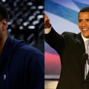 Paul Pierce (L), Barack Obama (R)