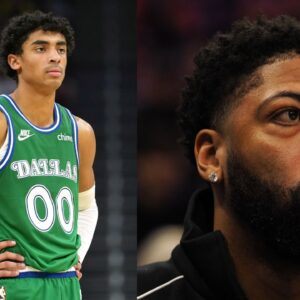 Max Christie (L), Anthony Davis (R)