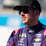 Nov 1, 2025; Avondale, Arizona, USA; NASCAR Cup Series driver Alex Bowman (48) during qualifying for the NASCAR Championship race at Phoenix Raceway