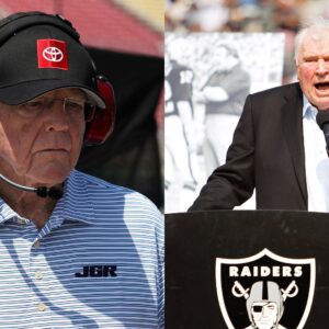 Joe Gibbs (L) and John Madden (R)