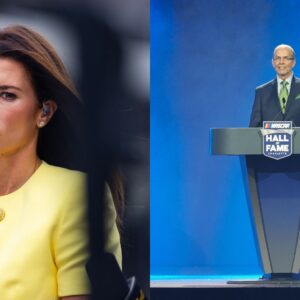 Danica Patrick (L) and Kyle Petty (R)