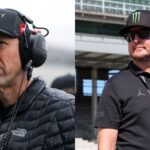 Matt Kenseth (L) and Kurt Busch (R)