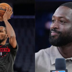 Kevin Durant (L), Dwyane Wade (R)