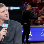 Dirk Nowitzki(L) and Kevin Durant(R)