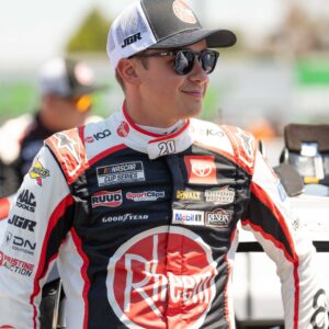 Jul 13, 2025; Sonoma, California, USA; NASCAR Cup Series driver Christopher Bell (20) before the start of the race at Sonoma Raceway.