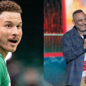 Blake Griffin (L), Russell Peters (R)