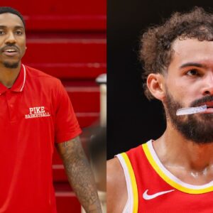 Jeff Teague (L), Trae Young (R)
