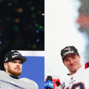 Sam Darnold and Drake Maye