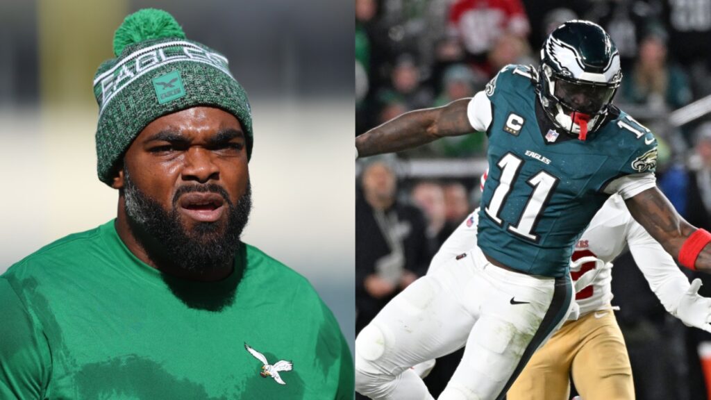 Eagles DE Brandon Graham, A.J. Brown